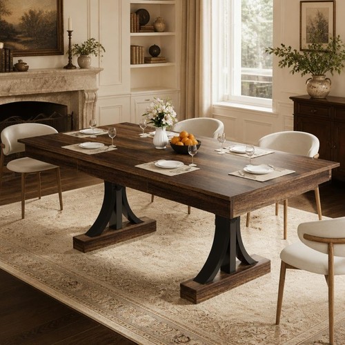 Farmhouse dining table - table, for