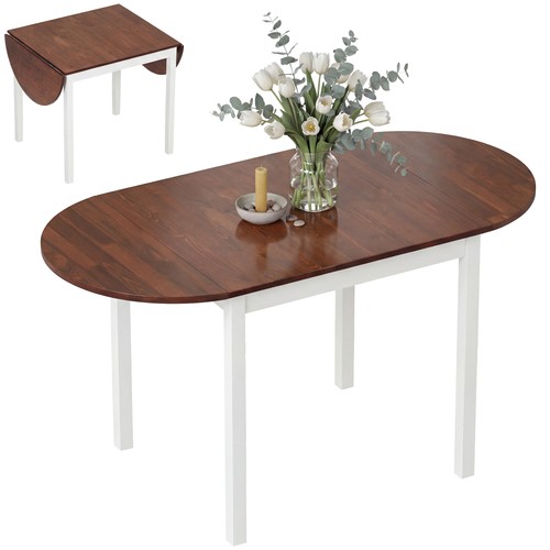 Wood kitchen table - kitchen, drop